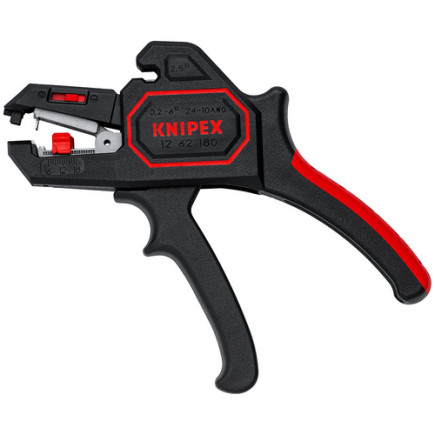 Стриппер автоматический для удаления изоляции, 6мм² 180мм KNIPEX 12 62 180 (NEW 2025)
