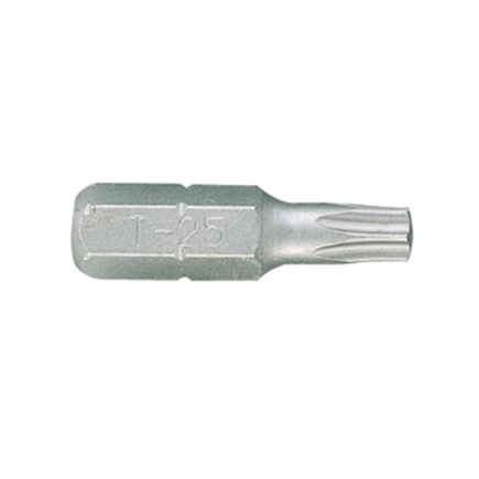Бита торцевая 1/4" TORX с отверстием T27 L=25мм (уп.20) Бита торцевая 1/4" TORX с отверстием T27 L=25мм (уп.20)