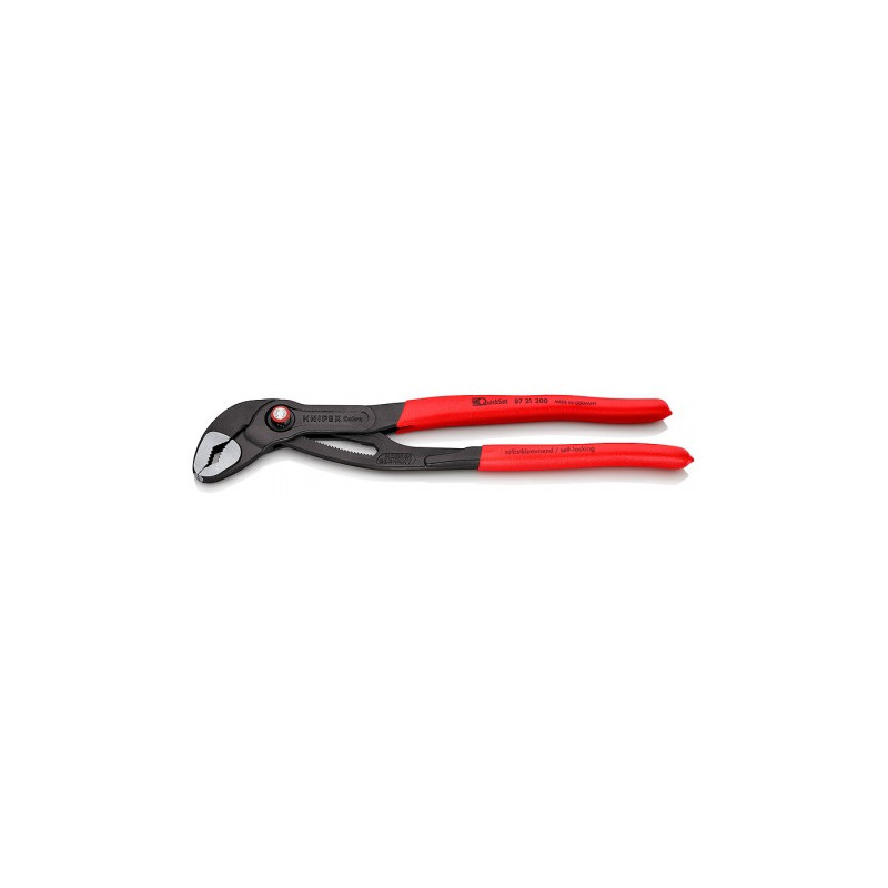 Високотехнологічні сантехнічні кліщі Cobra KNIPEX 87 21 300 QuickSet (з автоспуском)