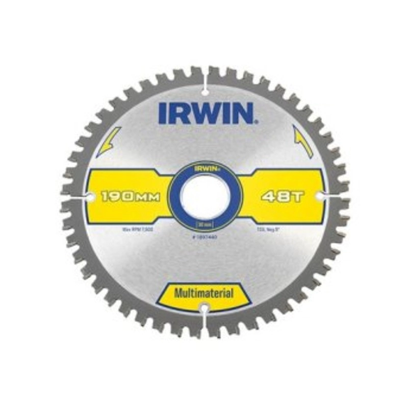 Диск пильный по деревоматериалам MM CSB 190/48T, IRWIN