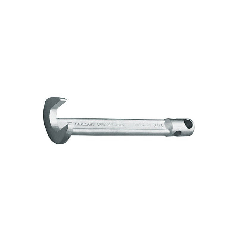 Ключ гаечный с отогнутой рожковой частью 19 mm