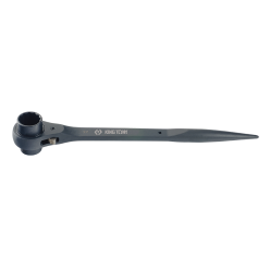 Ключ трещоточный силовой с двойной головкой 17*19mm(BLACK)