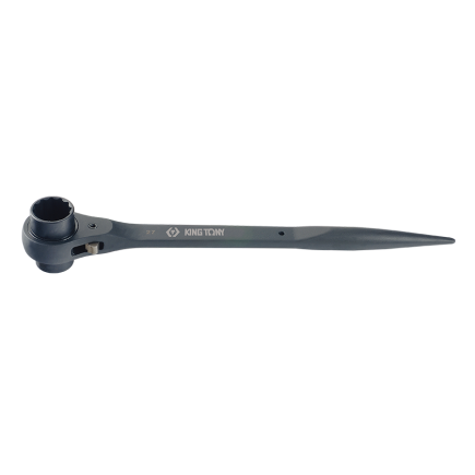Ключ трещоточный силовой с двойной головкой 19*21mm(BLACK)