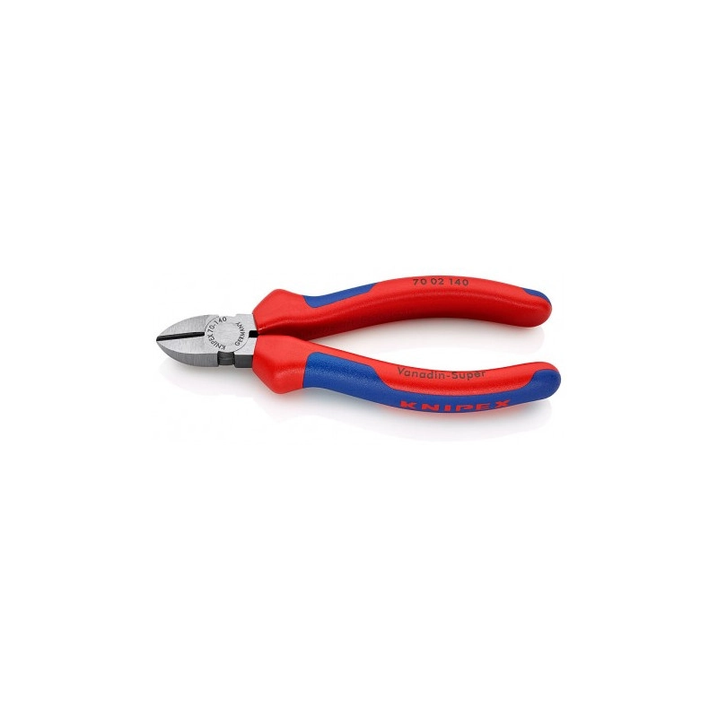 Кусачки боковые (бокорезы) Ø4,0мм, 140мм KNIPEX 70 02 140, фосфатированные