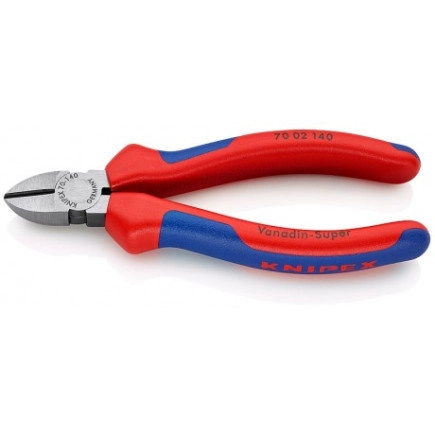 Кусачки боковые (бокорезы) Ø4,0мм, 140мм KNIPEX 70 02 140, фосфатированные Кусачки боковые (бокорезы) Ø4,0мм, 140мм KNIPEX 70 02 140, фосфатированные