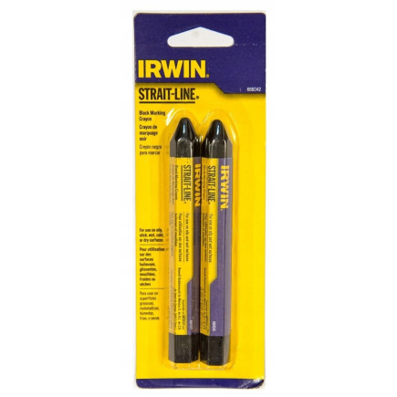 Мелок-карандаш разметочный Irwin Strait-Line 2 шт Черный (666042)