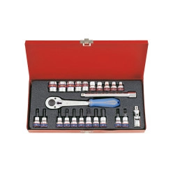 Набор головок 3/8" 24 ед. 12-ти гранные,короткие, дюймовые