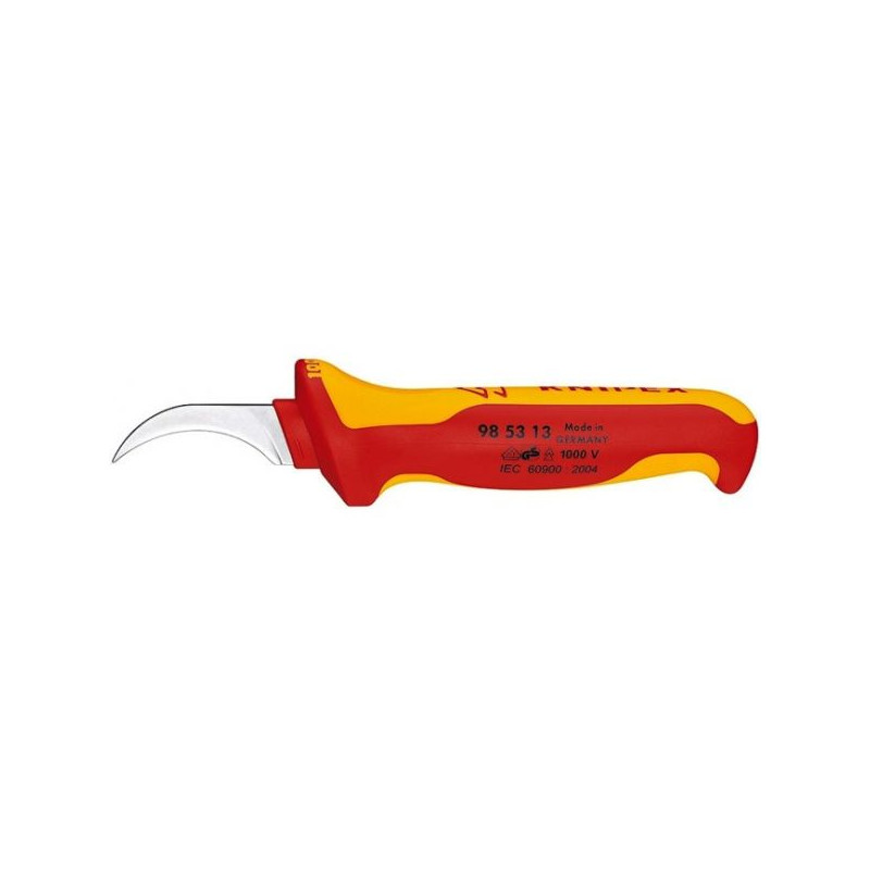 Нож для удаления оболочки кабеля с секторными жилами Knipex, 190 мм 98 53 13
