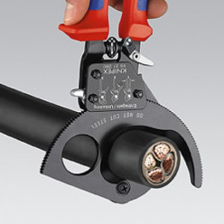 Ножницы для резки кабелей (по принципу трещотки) Ø 32 мм / 240 мм² KNIPEX 95 31 250