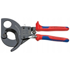 Ножницы для резки кабелей (по принципу трещотки) Ø52мм / 380мм², 280мм KNIPEX 95 31 280. фосфат
