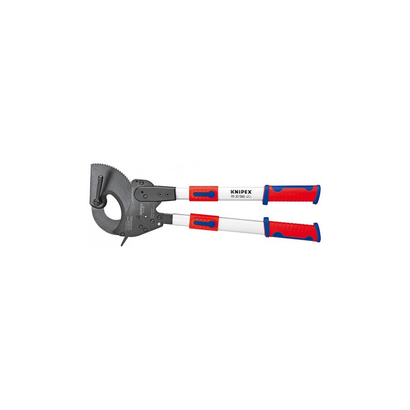 Ножницы для резки кабелей (по принципу трещотки) с выдвижными рукоятками Knipex, 95 32 060