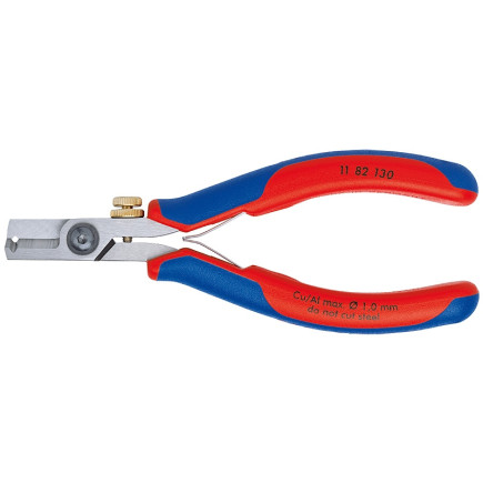 Ножницы-щипцы для удаления изоляции при работе с электронными устройствами Knipex, 130 мм 11 82 130