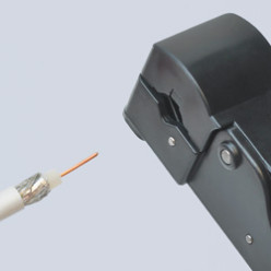Стриппер для снятия изоляции с коаксиальных кабелей KNIPEX 16 60 05 SB