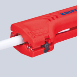 Универсальный инструмент для снятия оболочки с кабеля домовой и промышленной сети Knipex, 16 90 130 
