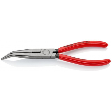 Круглогубцы плоские с режущими кромками, угол 40 °, Ø3,2мм, 200мм KNIPEX 26 21 200, фосфатированные