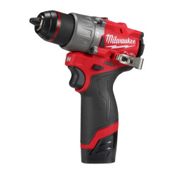 Дрель-шуруповерт аккумуляторная бесщёточная ударная MILWAUKEE M12 FPD2-202X (37Нм) (ЗУ+2Х2Ач+HDкейс)