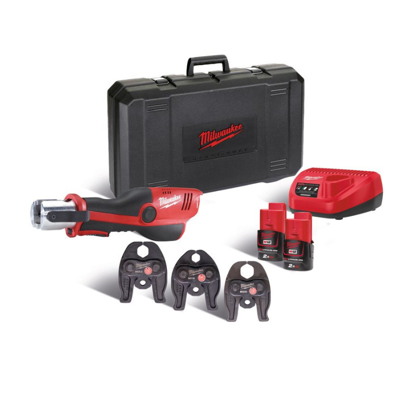 Аккумуляторный пресс-инструмент MILWAUKEE M12 HPT-202C M-KIT 4933443095