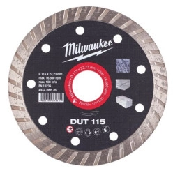 Диск алмазный MILWAUKEE DUT 180, Ø180мм (керамическая плитка/чистый рез)