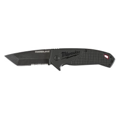 Нож складной  HARDLINE Serrated MILWAUKEE с серейторным лезвием 75мм