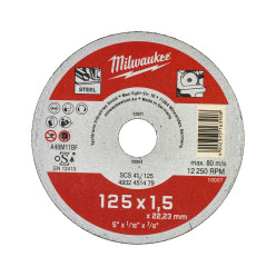 Отрезной диск SCS 41/125х1,5 MILWAUKEE