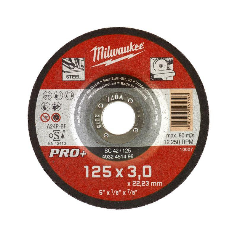 Отрезной диск SCS 42/125х3 PRO+ MILWAUKEE