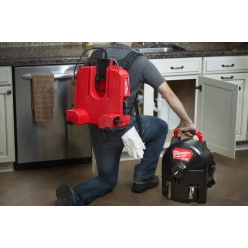 Машина прочистная аккумуляторная ранцевая MILWAUKEE M18 FFSDC16-0 трос16мм (каркас)