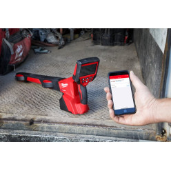 Локатор аккумуляторный MILWAUKEE M12 PL-201C (ЗУ+1акк.Х2Ач+кейс)