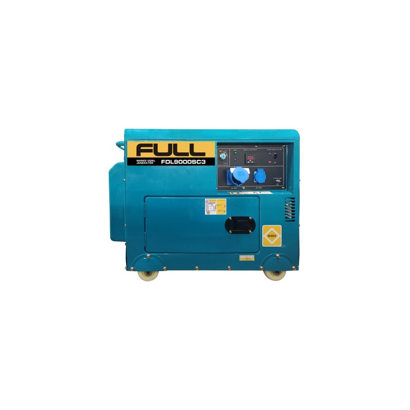 Генератор дизельный Full FDL9000SC3 (6,8 кВт / 8,5 kVa)  220/400 V