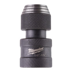 Переходник ShW MILWAUKEE, с квадрата 1/2'' на 1/4'' Hex