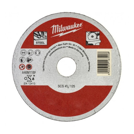 Отрезной диск SCS 41/230х1.9 (230х1.9х22 мм) MILWAUKEE