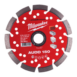 Алмазный диск AUDD 150 для бетона, камня, кирпича MILWAUKEE