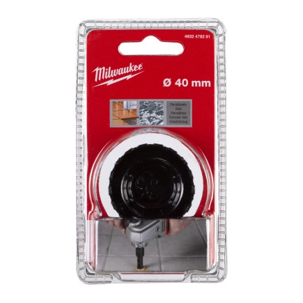 Коронка алмазная Diamond Max MILWAUKEE, Ø40мм M14 (сухое сверление)