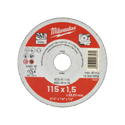 Отрезной диск SCS41/115X1,5 MILWAUKEE