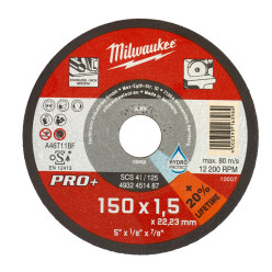 Отрезной диск SCS 41/150х1.5 PRO+ MILWAUKEE