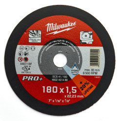 Отрезной диск SCS 41/180х1.5 PRO+ (1 шт) MILWAUKEE