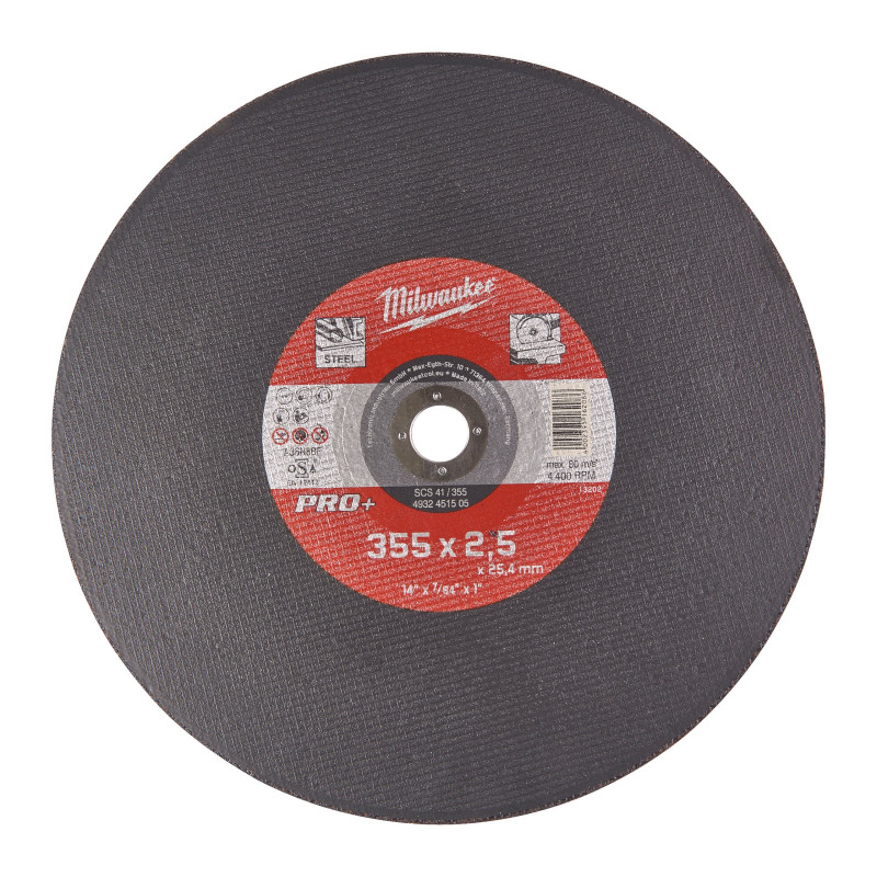 Отрезной диск SC 41/355x2,5мм PRO+ MILWAUKEE