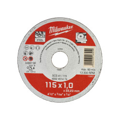 Отрезной диск SCS41/115X1 - 200шт MILWAUKEE