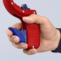 Труборез KNIPEX DP 50 для канализационних ПВХ труб 32/40/ 50мм, 90 23 01 BK