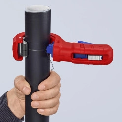Труборез KNIPEX DP 50 для канализационних ПВХ труб 32/40/ 50мм, 90 23 01 BK