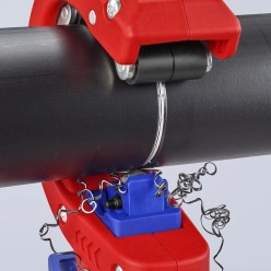 Труборез KNIPEX DP 50 для канализационних ПВХ труб 32/40/ 50мм, 90 23 01 BK
