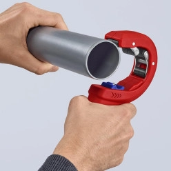 Труборез KNIPEX DP 50 для канализационних ПВХ труб 32/40/ 50мм, 90 23 01 BK
