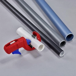 Труборез KNIPEX DP 50 для канализационних ПВХ труб 32/40/ 50мм, 90 23 01 BK