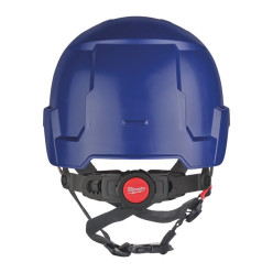 Каска защитная BOLT200™ невентилируемая для промышленного альпинизма синяя MILWAUKEE