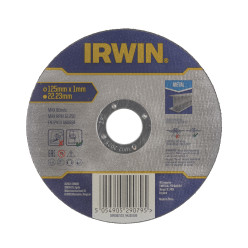 Диск отрезной по металлу 125х1мм IRWIN IW8082133