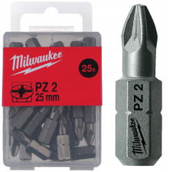 Насадка Milwaukee PZ2 25мм (25 шт)