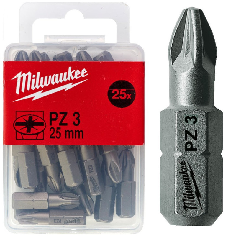Насадка Milwaukee PZ3 25мм (25 шт)