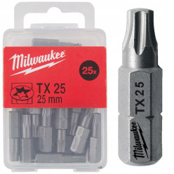 Насадка Milwaukee TX25 25мм (25 шт)