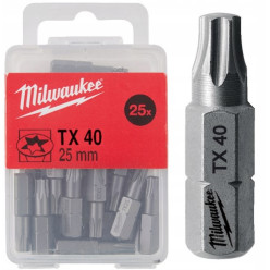 Насадка Milwaukee TX40 25мм (25 шт)
