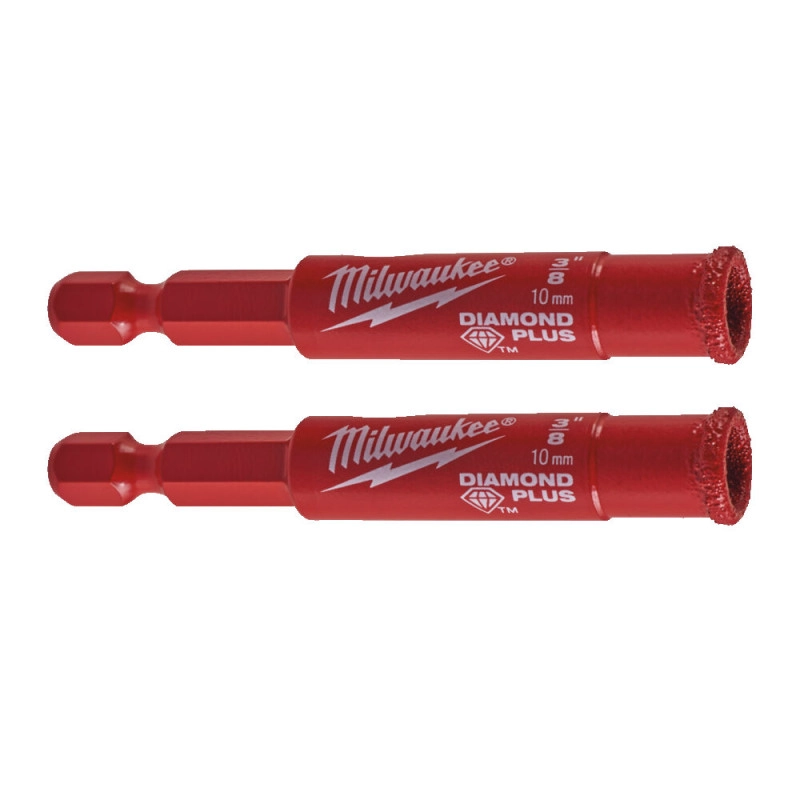 Алмазное корончатое сверло Diamond Plus Ø 8мм (2 шт) MILWAUKEE