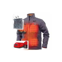 Куртка с подогревом размер "S" M12 HJGREY5-201 MILWAUKEE +з/у +аккумулятор